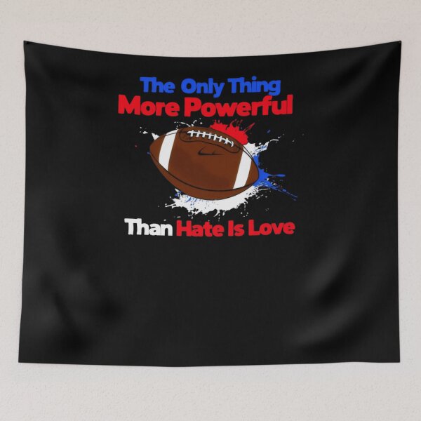 Item preview, The Only Thing More Powerful Than Hate Is Love Defend Our Democracy designed and sold by SkeletonsDanger.