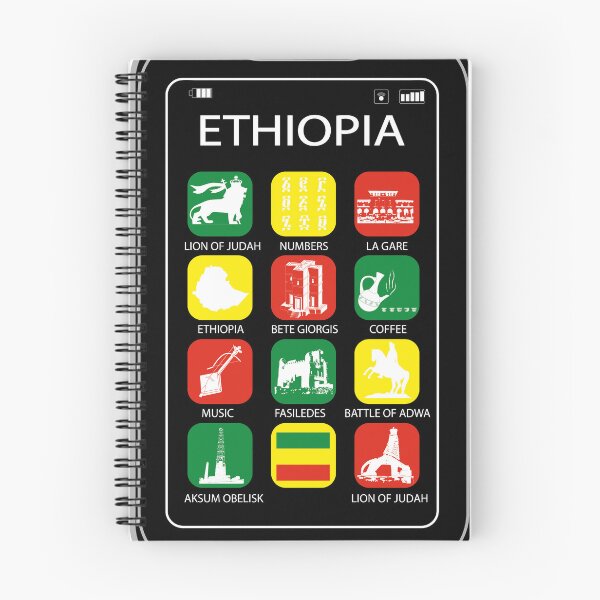 Item preview, Ethiopian Heritage Icons – Culture, History & Pride designed and sold by YerukDesign.