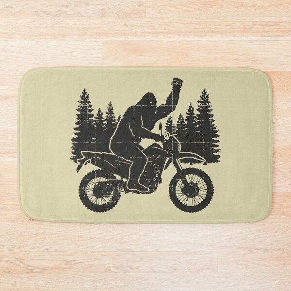 Item preview, Bigfoot Sasquatch Biker Distressed Motorcycling Cryptid designed and sold by Y-Vibes.