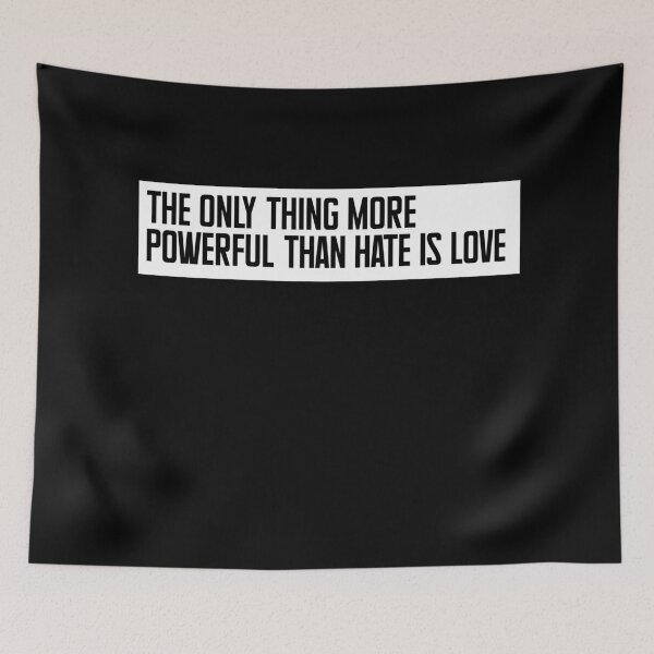 Item preview, The Only Thing More Powerful Than Hate Is Love American Spirit Prevails designed and sold by SkeletonsDanger.