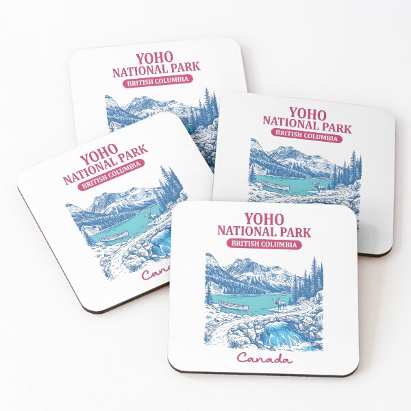 Item preview, Yoho National Park British Columbia Pastel Landscape Moose designed and sold by HowToCanadian.