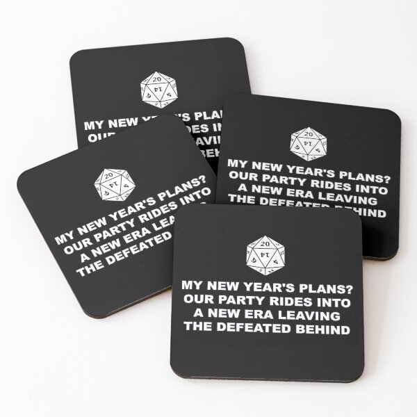 Item preview, D20 - My New Year's Plans designed and sold by ZepoPublishing.