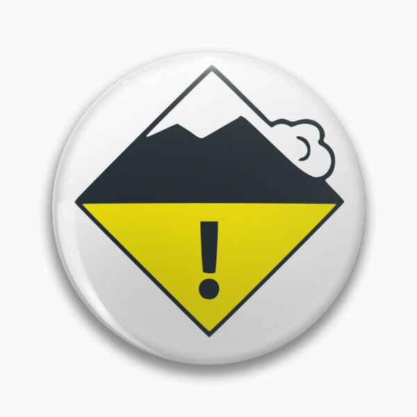 Item preview, Avalanche risk signs designed and sold by Timena.