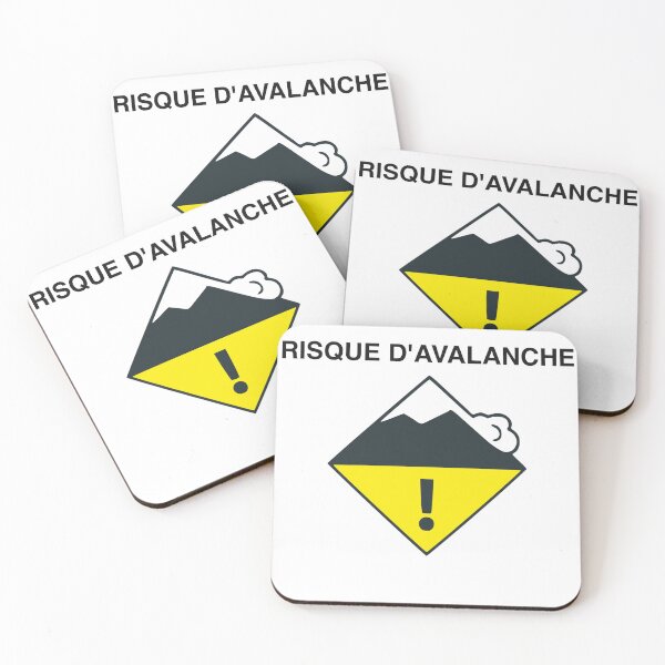 Item preview, Avalanche risk signs designed and sold by Timena.