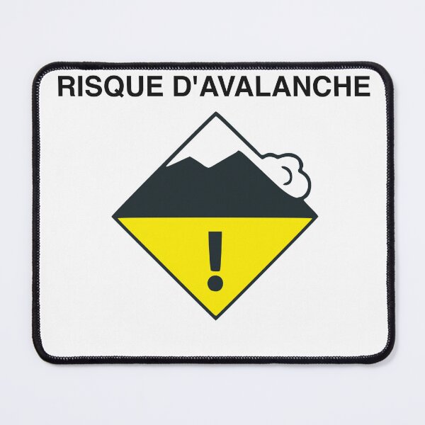 Item preview, Avalanche risk signs designed and sold by Timena.