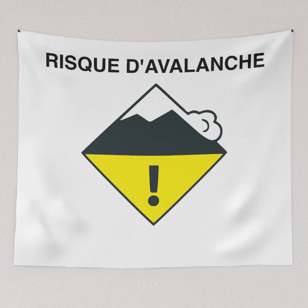 Item preview, Avalanche risk signs designed and sold by Timena.