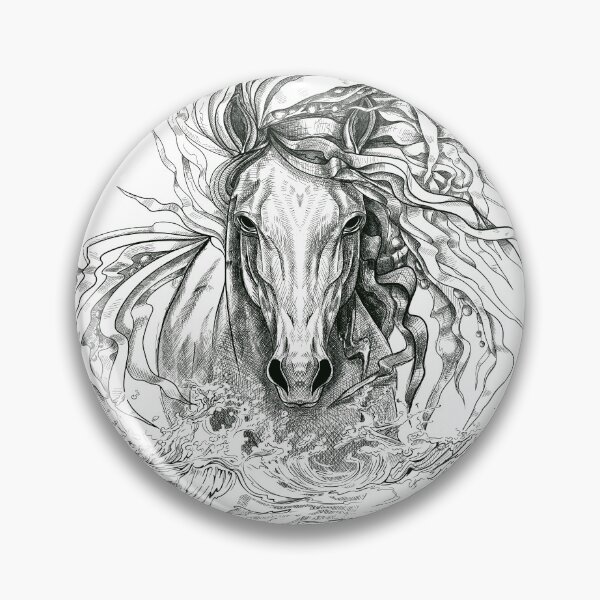 Item preview, Kelpie, mythical water horse designed and sold by TraceyEvansArt.