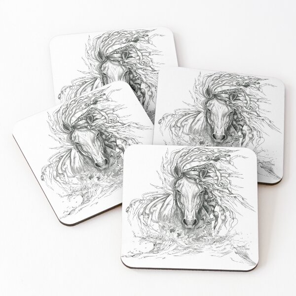 Item preview, Kelpie, mythical water horse designed and sold by TraceyEvansArt.
