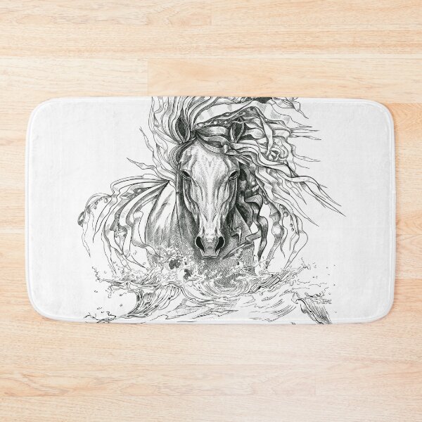 Item preview, Kelpie, mythical water horse designed and sold by TraceyEvansArt.