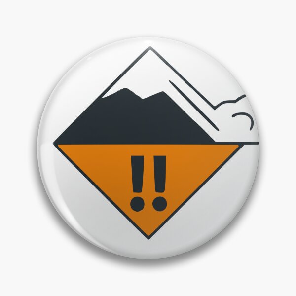 Item preview, Avalanche risk signs designed and sold by Timena.