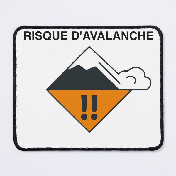 Item preview, Avalanche risk signs designed and sold by Timena.