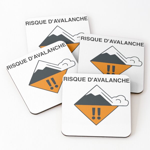 Item preview, Avalanche risk signs designed and sold by Timena.