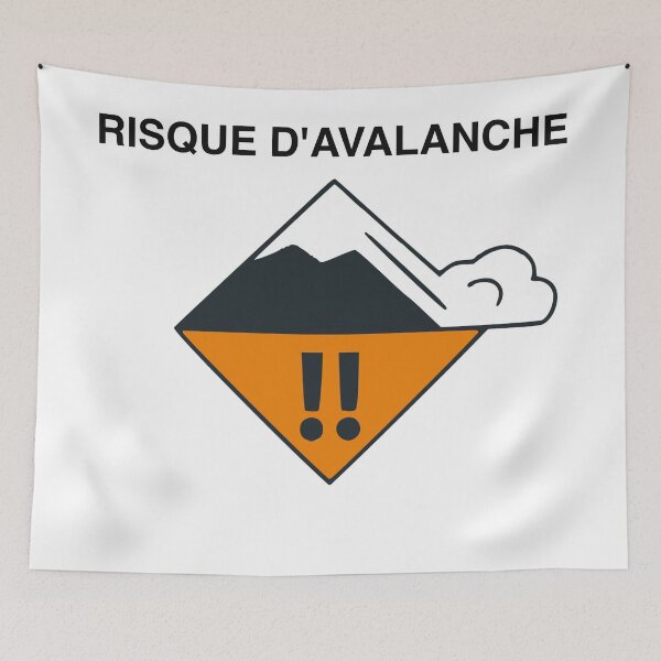 Item preview, Avalanche risk signs designed and sold by Timena.