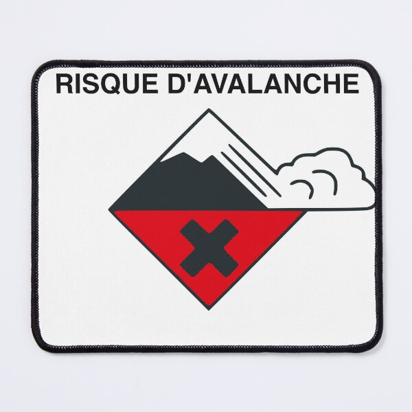 Item preview, Avalanche risk signs designed and sold by Timena.