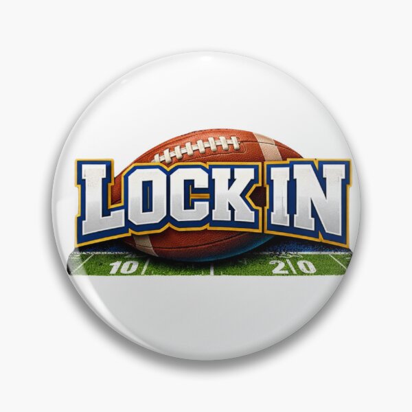 Item preview, LOCK IN Football Motivation Shirt designed and sold by Elias Rodriguez.