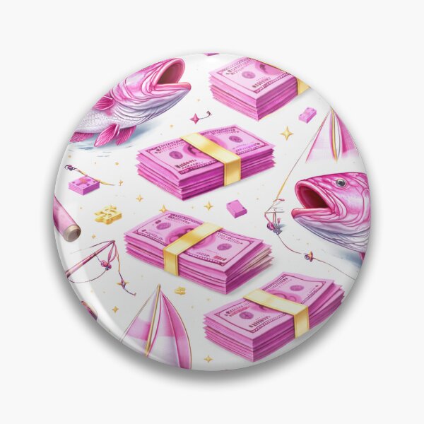 Item preview, Fishing Is Expensive Propellers Pink White designed and sold by ChristinasMess.