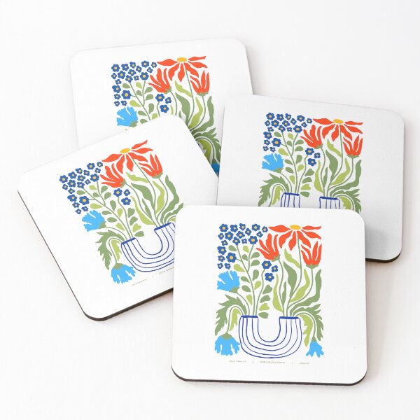 Item preview, Floraux dans un pot incurvé designed and sold by ArtPlus+.