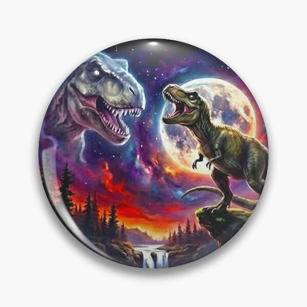 Item preview, T-Rex Dinosaur Howling At The Moon Vintage 90s Retro Graphic designed and sold by EvrmoodCo.