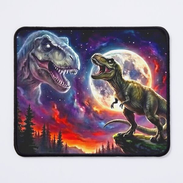 Item preview, T-Rex Dinosaur Howling At The Moon Vintage 90s Retro Graphic designed and sold by EvrmoodCo.