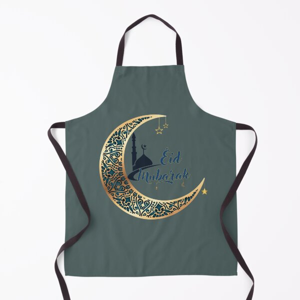 Item preview, Eid Mubarak Radiant - Ornamental Crescent Moon designed and sold by NA7Art.