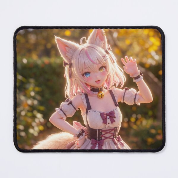 Item preview, 3D Kawaii Nekomimi: Gothic Lolita Platinum Fox Girl designed and sold by Keo Store.