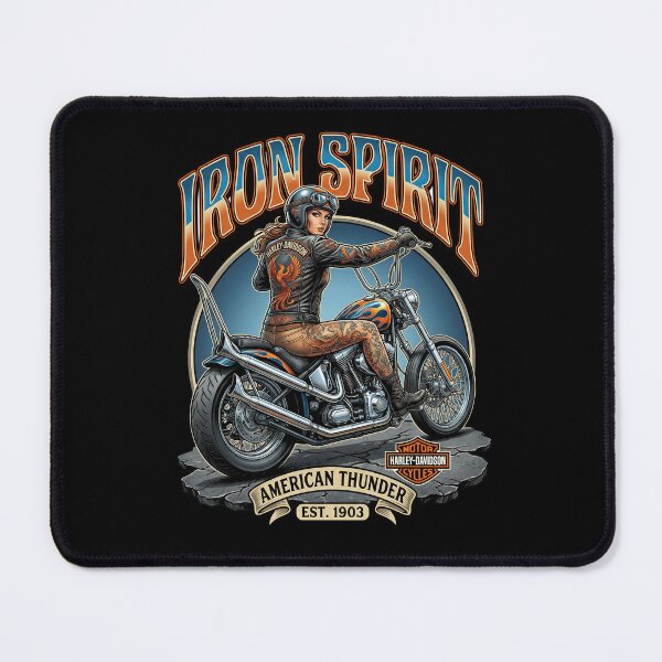 Item preview, Harley Davidson Freedom Machine Motorcycle Illustration designed and sold by enzoade.