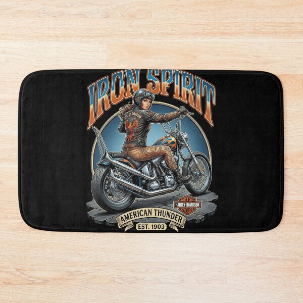 Item preview, Harley Davidson Freedom Machine Motorcycle Illustration designed and sold by enzoade.