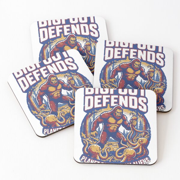 Item preview, Bigfoot Defends Earth From Aliens designed and sold by SuperCryptids.