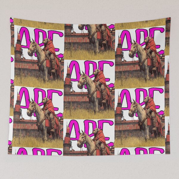 Item preview, Neon Wasteland Primate | Dystopian Cyber Ape Art designed and sold by Ignorant-Artist.