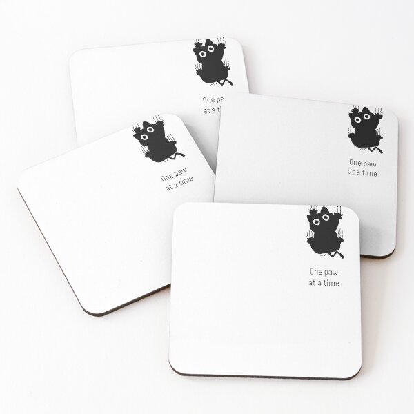 Item preview, unny Climbing Black Cat "One Paw At A Time" Pocket-Style designed and sold by Tamer ⭐⭐⭐⭐⭐.