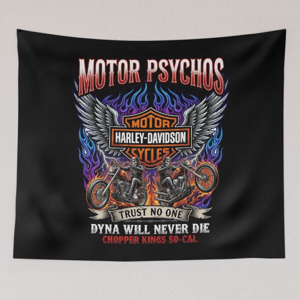 Item preview, Harley Davidson Dark Rider Custom Bike Illustration designed and sold by enzoade.