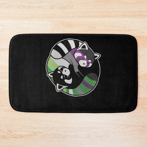 Item preview, Aroace Red Panda Yin Yang LGBT Asexual Aromantic Pride Flag designed and sold by Clara Hollins.