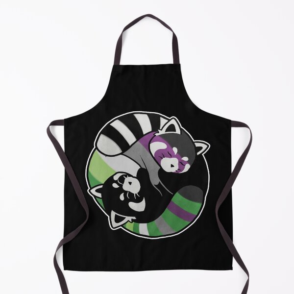 Item preview, Aroace Red Panda Yin Yang LGBT Asexual Aromantic Pride Flag designed and sold by Clara Hollins.