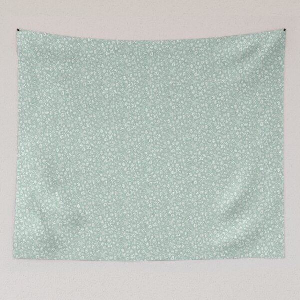 Item preview, Beach treasures - Coastal Treasures - sage designed and sold by Stephanie Fiona Design.