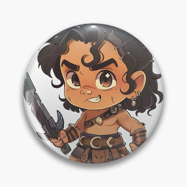 Item preview, conan the barbarian designed and sold by nerdyrock.