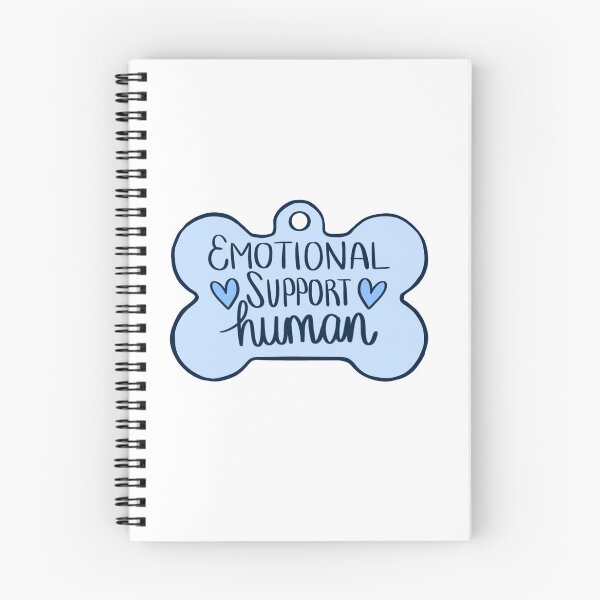 Item preview, Emotional Support Human – Funny Vet Med Dog Tag Design for Veterinary Staff & Techs designed and sold by backwoodsdsgn.