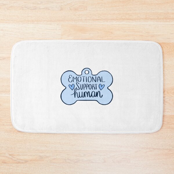 Item preview, Emotional Support Human – Funny Vet Med Dog Tag Design for Veterinary Staff & Techs designed and sold by backwoodsdsgn.