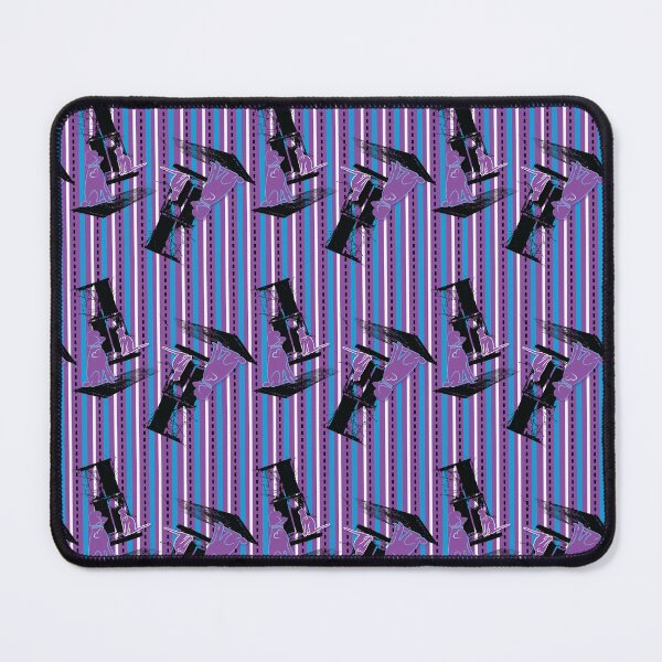 Item preview, Cat & Dog with Farm Window on Blue on Purple Stripe designed and sold by Digitalmyth's Designs.