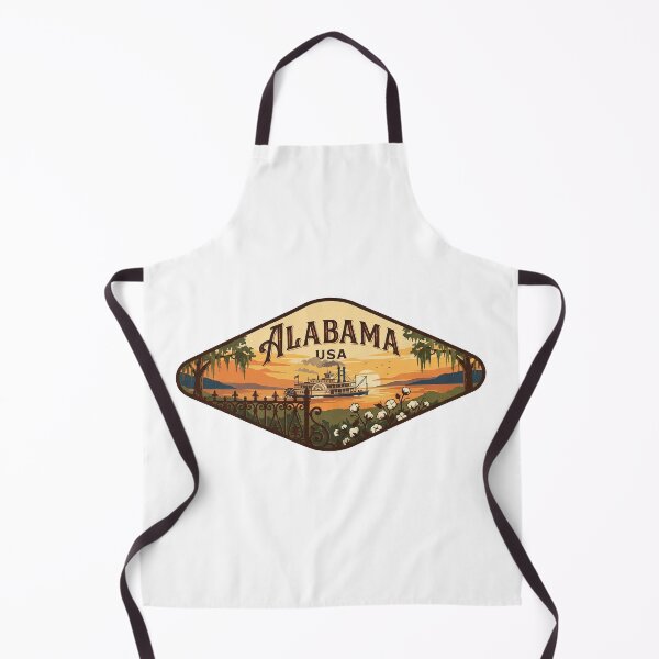 Item preview, Alabama Vintage Travel Steamboat Decal designed and sold by Baudtmann.