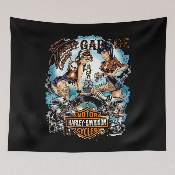 Item preview, Harley Davidson Milwaukee Motorcycle Graphic Design designed and sold by enzoade.