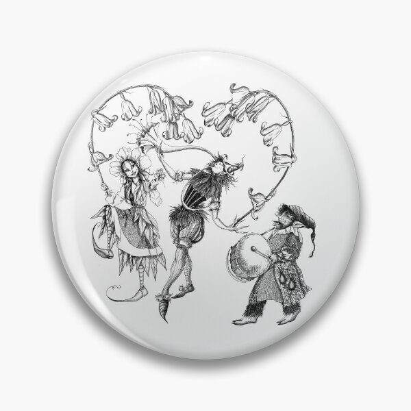 Item preview, A trio of trooping fairy folk on parade designed and sold by TraceyEvansArt.