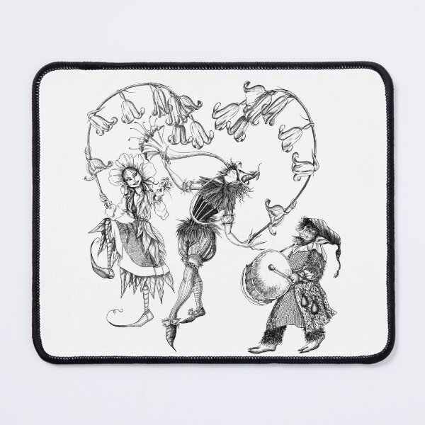 Item preview, A trio of trooping fairy folk on parade designed and sold by TraceyEvansArt.