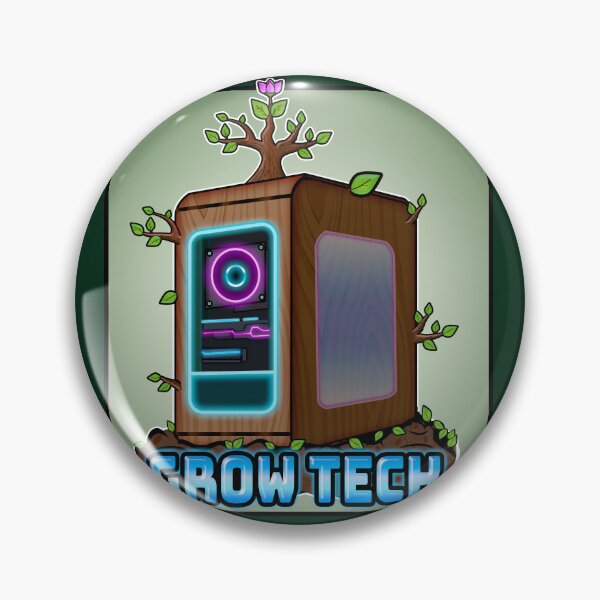 Item preview, GROW TECH : Cyberpunk Wooden PC Case with Neon Spirit designed and sold by AmazingEG.