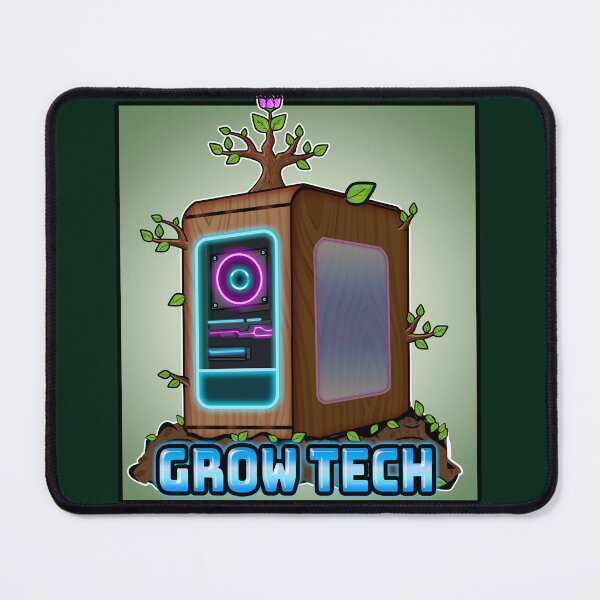 Item preview, GROW TECH : Cyberpunk Wooden PC Case with Neon Spirit designed and sold by AmazingEG.
