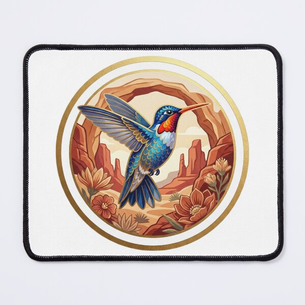 Item preview, Hummingbird and Arches National Park designed and sold by SCHummingbirds.