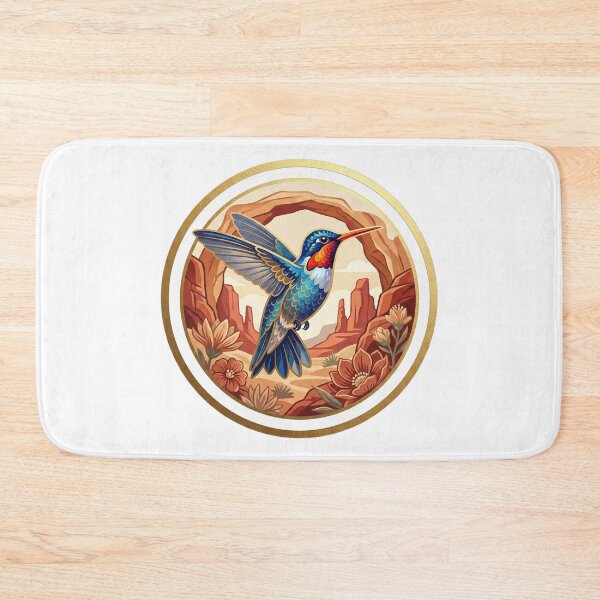 Item preview, Hummingbird and Arches National Park designed and sold by SCHummingbirds.