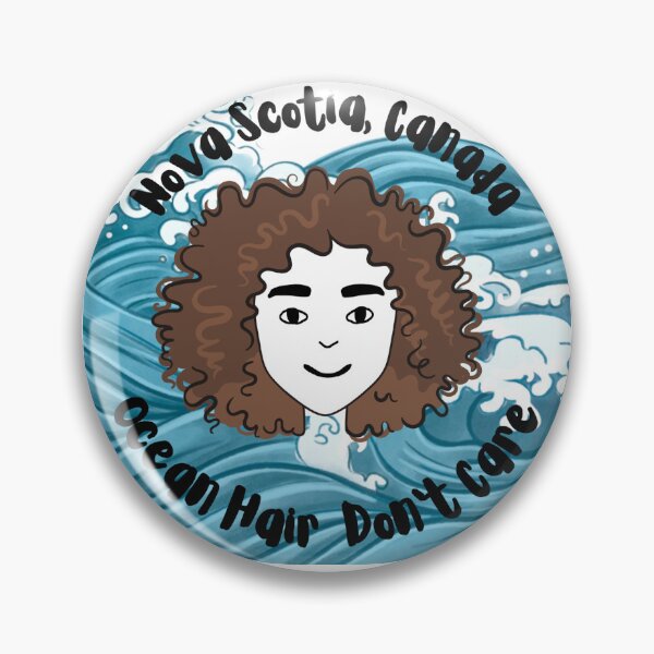 Item preview, Ocean Hair Don't Care Brown designed and sold by SeaBirdPress.