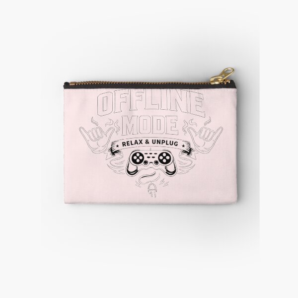 Item preview, Offline Mode Relax and Unplug Gamer Typography Graphic T-Shirt designed and sold by ArtStyleDesign.