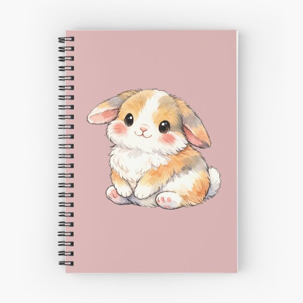 Item preview, cute chubby rabbit with floppy ears designed and sold by Nasihasi.
