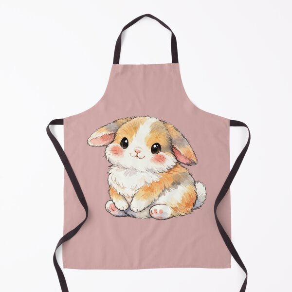 Item preview, cute chubby rabbit with floppy ears designed and sold by Nasihasi.